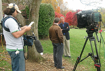 On location with David Wasser & Kevin Soden for the “Whole Body Health” TV series